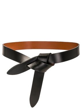 Isabel Marant Lecce Knot Black Leather Belt L